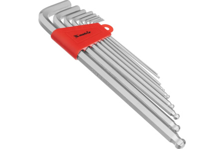 Набор ключей-шестигранников "MATRIX" 9 шт. (1.5, 2, 2.5, 3, 4, 5, 6, 8, 10мм)