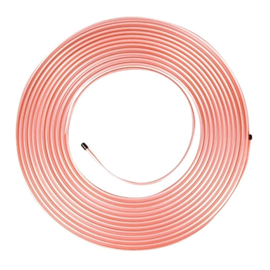 Труба медная 3/4" HALCOR ASTM B280 (Греция; 19,05 х 0,89 мм; бухта 15 м) st., фото 