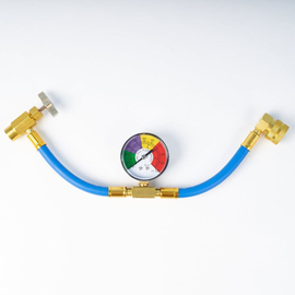 Комплект для заправки автокондиционеров FavorCool - AL801G50 (вентиль 5/16" SAE), фото 