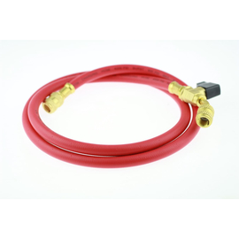 Шланг заправочный с вентилем FavorCool - M-360RYB-B, 1.5м, 1/4" SAE, до 41 бар, фото 