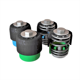 Антивибрационные опоры RF-PMM40 (4 шт, до 40 кг, зеленые и синие), фото 