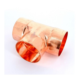 Тройник медный 89 мм (под пайку), фото 