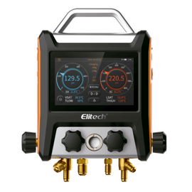 Цифровой манометрический 4х вентильный коллектор Elitech  MS-4000, фото 