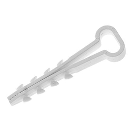 Дюбель-хомут прямоугольный 5-10, белый, 45*6мм (10уп х 100шт), фото 