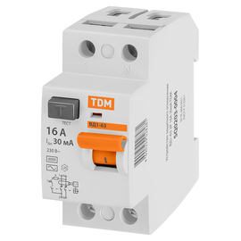 TDM УЗО ВД1-63 2/16А 30мА, фото 