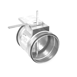 Дроссель-клапан(Кр) - 1 - 100 - 200 (оц. ст. 0.50/100 ) - с ЖК, фото 