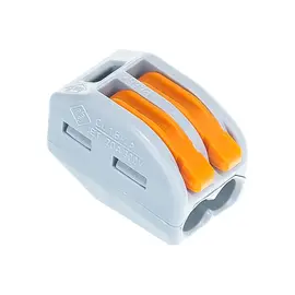 Соединительная клемма WAGO 222-412 (б/пасты на 2 провода), фото 