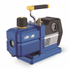 Вакуумный насос Value VRP-6DV (2ст; 170 л/мин; 0,2 Па; 11,5 кг, вакуумметр, соленоидный клапан), фото 