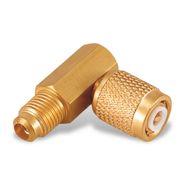 Адаптер Value V-03 (угол 90 гр., штуцер 5/16"-R410A; гайка 1/4"-R22), фото 