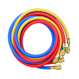 Заправочные шланги Becool BCH6 R410 (1.8 м; 1/4"-5/16" SAE; набор для R410, до 41 Bar), фото 