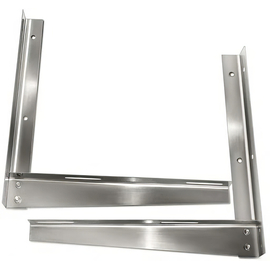 Кронштейн сборный для кондиционера (ЦИНК) 415x450мм сталь 2мм, пара, фото 