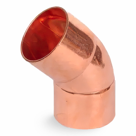 Угол 45° медный 3/4" ВП-ВП, фото 