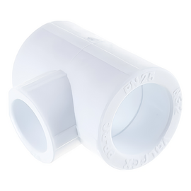 Тройник редукционный Valfex 32/25/32 белый, фото 