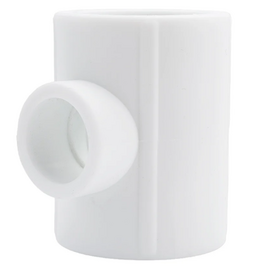 Тройник редукционный Valfex 40/20/40 белый, фото 