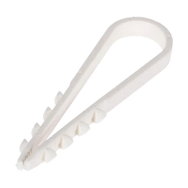 Дюбель-хомут круглый 5-10, белый, 45*6мм, упаковка 100шт, фото 