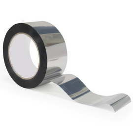 Металлизированная клейкая лента 48мм х 50м, фото 