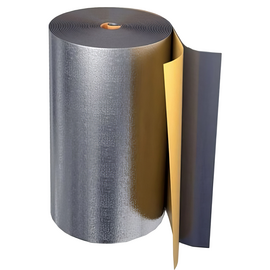 Изоляция Energoflex Black Star Duct AL 10мм / 1м, в рулоне 10м, самоклеящаяся, с алюминиевым покрытием (EFXR10110BSDUCAL), фото 