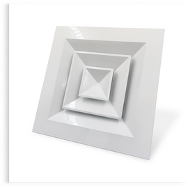 Алюминиевый потолочный диффузор 4-АПН 600х600, фото 