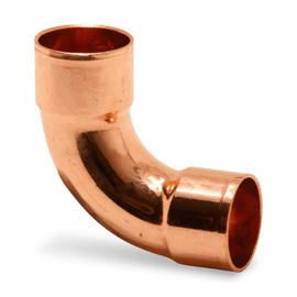 Отвод 90° медный 2_1/8" двухраструбный, фото 