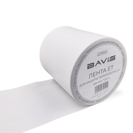 Лента для защиты термоизоляции BAVIS ET 100мм х 25м белая (рельефная), фото 