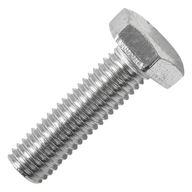 Болт М8х30 (оцинкованные; полная резьба; упак. кг), фото 