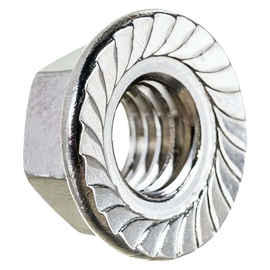 Гайка М10 с фланцем (шестигранная; оцинкованная; упак. кг), фото 