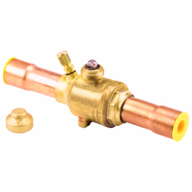 Вентиль шаровый 7/8" Becool BC-BVa-78 с серв.штуцером, фото 