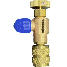 Вентиль WIPCOOL MCV-3 с нажимом на ниппель, SAE 1/4" х 1/4", фото 