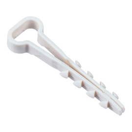 Дюбель-хомут прямоугольный 5-10, белый, 45*6мм, упаковка 100шт, фото 