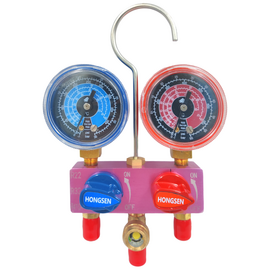 Манометрический коллектор HONGSEN HS-M02 (R32/22/410; 2-х вентильный, упак. блистер), фото 