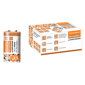 TDM Батарейка 6F22 "Крона" Zinc Carbon 9V SH-1, фото 