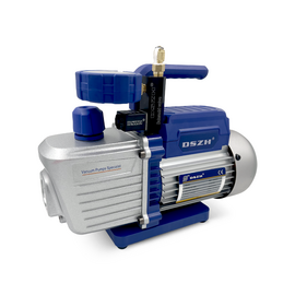 Вакуумный насос DSZH WK 235SV (2ст; 100 л/мин, 8.5 кг, вакуумметр, соленоидный вентиль), фото 