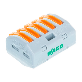 Соединительная клемма WAGO 222-415 (б/пасты на 5 провода), фото 