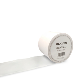 40 шт - Лента для защиты термоизоляции BAVIS LT 75мм х 50м белая (гладкая), фото 