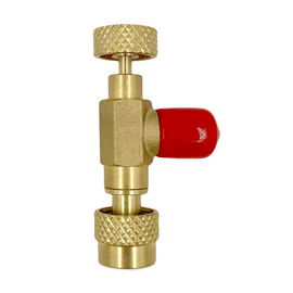 Вентиль с нажимом на ниппель DSZH WK-VC4 - гайка 1/4"(R22), штуцер 5/16" SAE, фото 