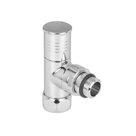 Valfex вентиль запорн. угл. с накидной гайкой 3/4"НГ х 1/2"НР круглый для полотенцесушителя, фото 