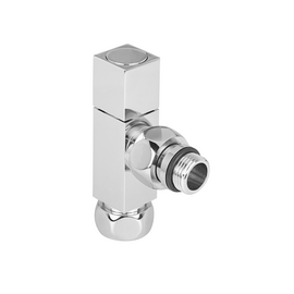 Valfex вентиль запорн. угл. с накидной гайкой 3/4"НГ х 1/2"НР квадратный для полотенцесушителя, фото 