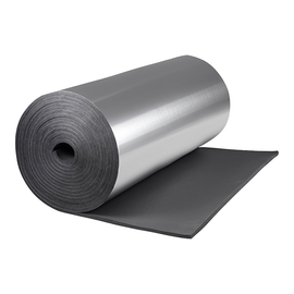 Рулон K-FLEX 10x1000-20 ST AD AL CLAD (каучук) толщина 10мм, ширина 1м, в рулоне 20кв.м, самоклеящаяся, фото 