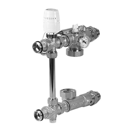 Насосно-смесительный узел с термоголовкой Valex, без насоса, монтажная длина насоса 130 мм (VF.152.0.130), фото 