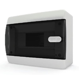 Tekfor CNK 40-08-1 бокс 8М навесной IP41 (прозрачная черная дверца), фото 