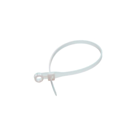 Хомут нейлоновый 3х200мм с монтажным отверстием, упаковка 100шт, фото 