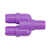 Тройник дренажный PROFcool Ø16мм Y образный (фиолетовый), фото , изображение 6