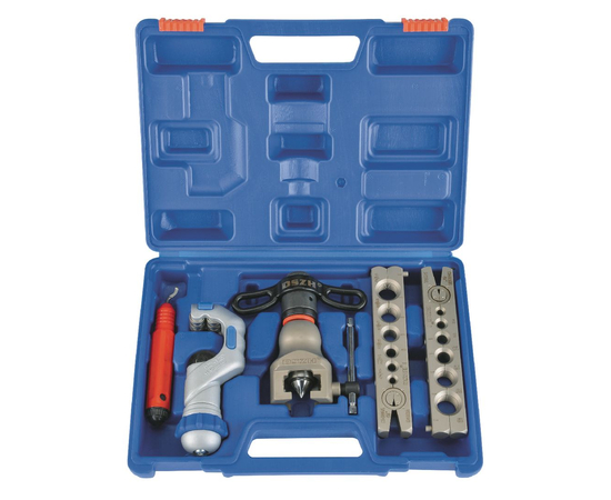 Вальцовка эксцентриковая с реверсом DSZH WK-R806FT-L (1/4"-3/4" и 6-19мм; в кейсе с труборезом и риммером), фото 