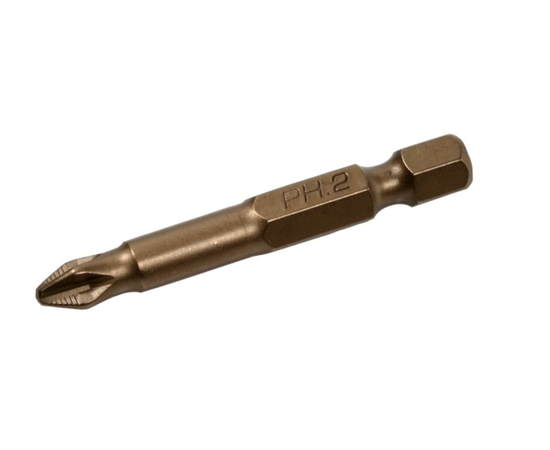 Бита PH 2 х 50mm, насадка для шуруповерта (K-PH2-50), магнитная с насечкой, фото 