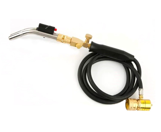 Горелка для MAPP газа FavorCool T-C2A-2F (два сопла, пьезо-поджиг, со шлангом), фото 