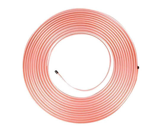 Труба медная 1/2" HALCOR (Греция; 12,7 х 0,75 мм; бухта 15 м), фото 