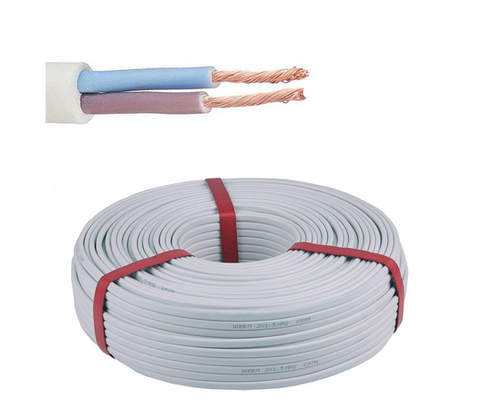 Провод ПВС 2х0.75 ТУ, бухта 200м, фото 