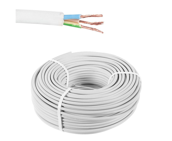 Провод ПВС 3х1.5 ТУ, бухта 50м, фото 