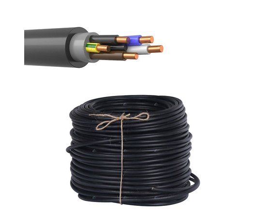 Кабель ВВГнг-LS 5х4 ГОСТ, бухта 100м, фото 