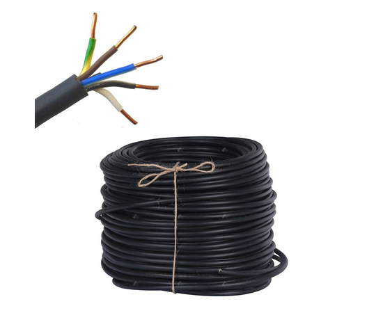Кабель ВВГнг-LS 5х6 ГОСТ, бухта 100м, фото 